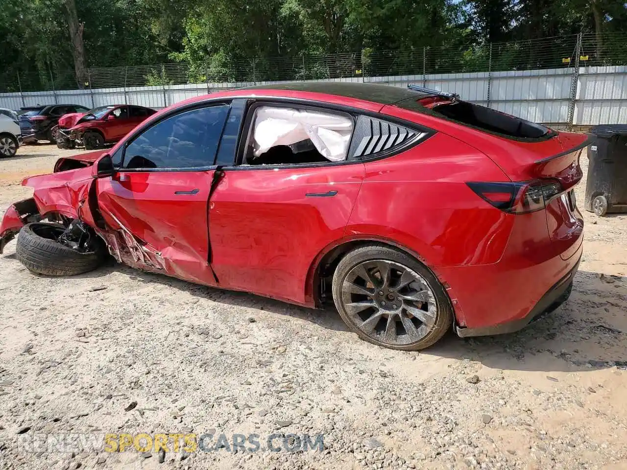 2 Photograph of a damaged car 7SAYGDEE0PA155251 TESLA MODEL Y 2023