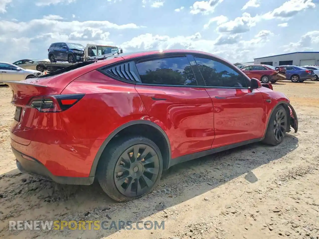 3 Photograph of a damaged car 7SAYGDEE0PA155251 TESLA MODEL Y 2023