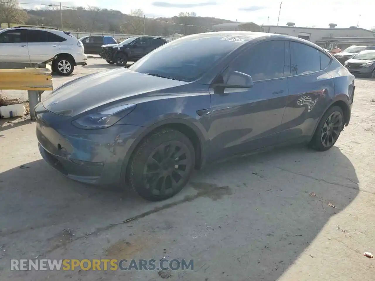 1 Photograph of a damaged car 7SAYGDEE0PA160837 TESLA MODEL Y 2023