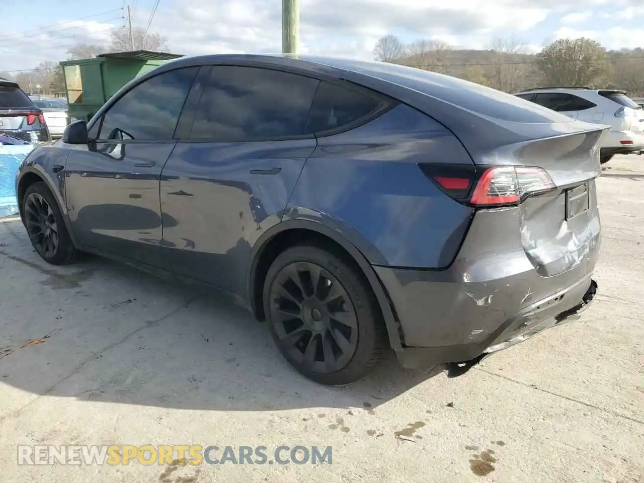 2 Photograph of a damaged car 7SAYGDEE0PA160837 TESLA MODEL Y 2023
