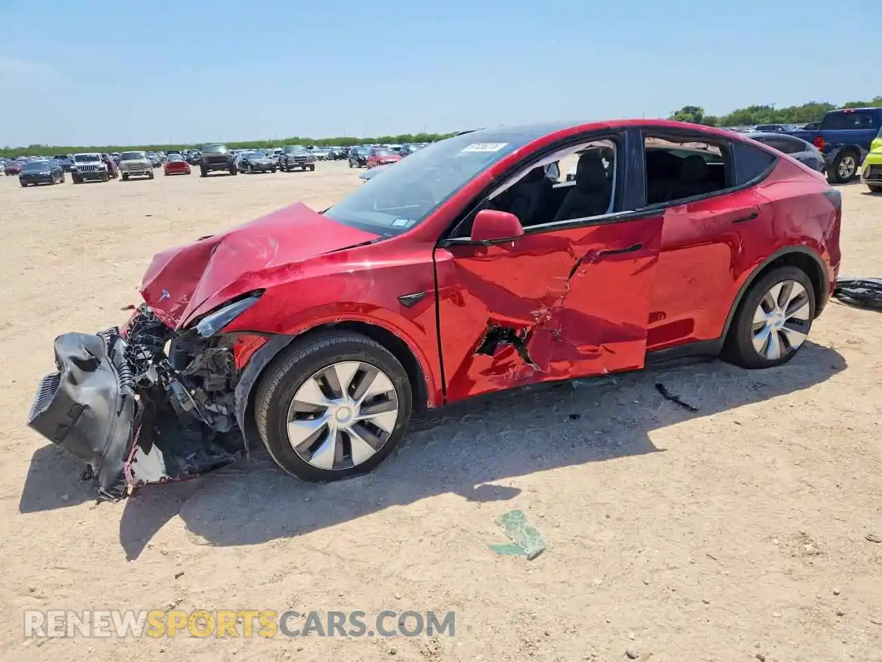 1 fotografías del automóvil dañado 7SAYGDEE0PA173992 TESLA MODEL Y 2023