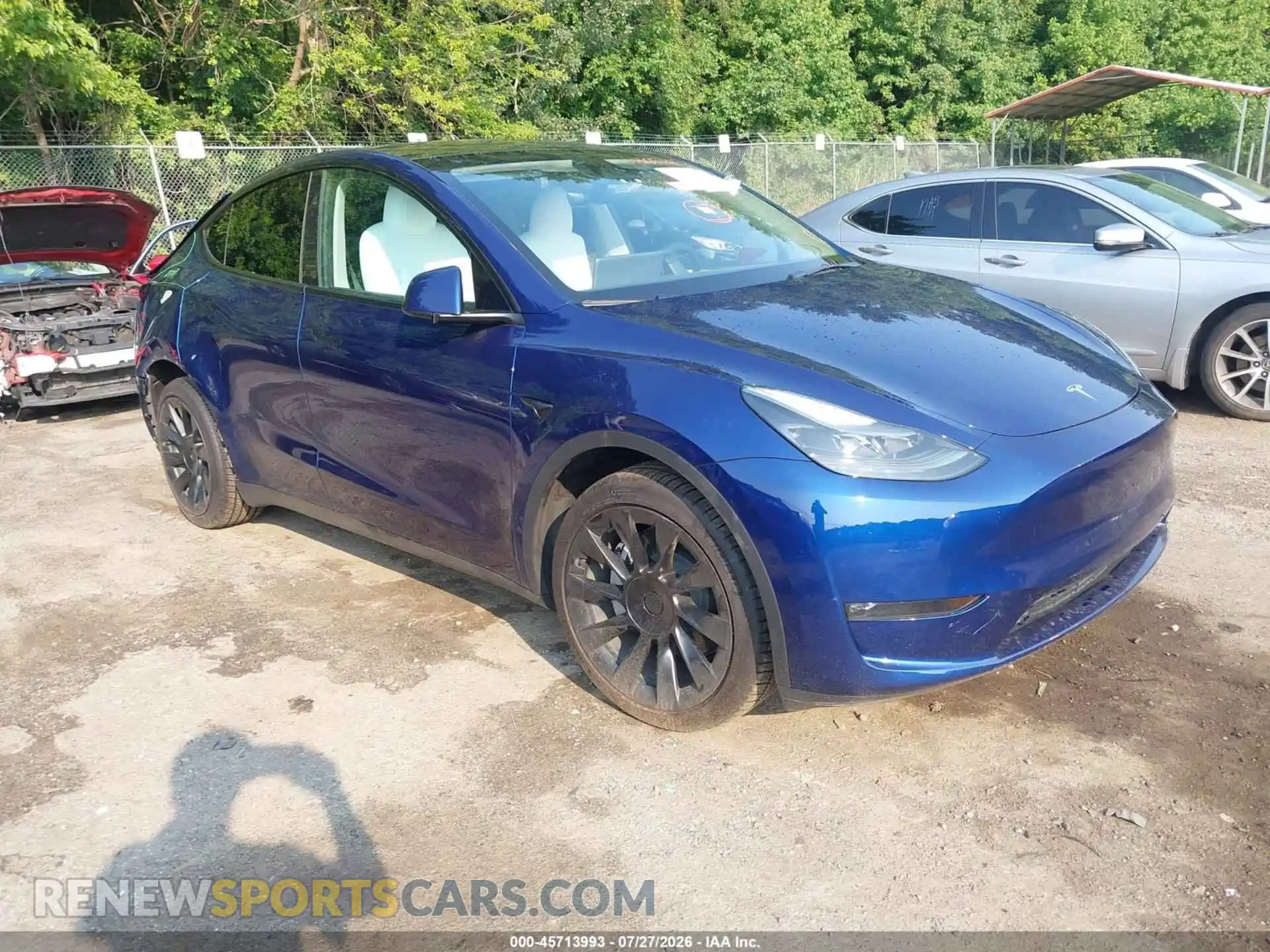 1 Фотография поврежденного автомобиля 7SAYGDEE0PA174169 TESLA MODEL Y 2023