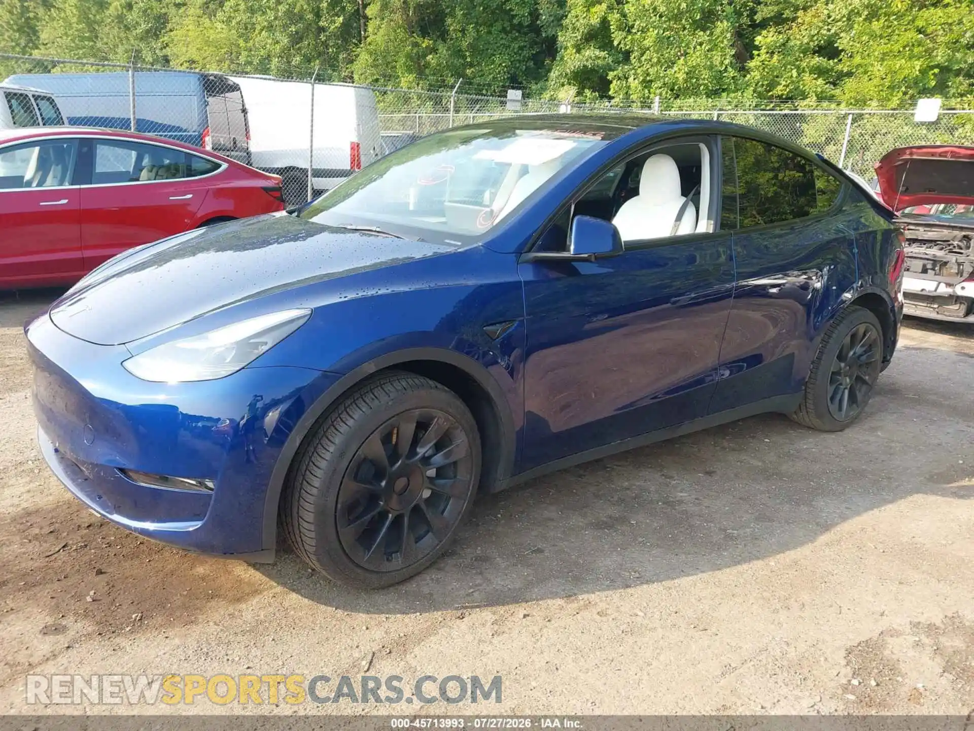2 Фотография поврежденного автомобиля 7SAYGDEE0PA174169 TESLA MODEL Y 2023