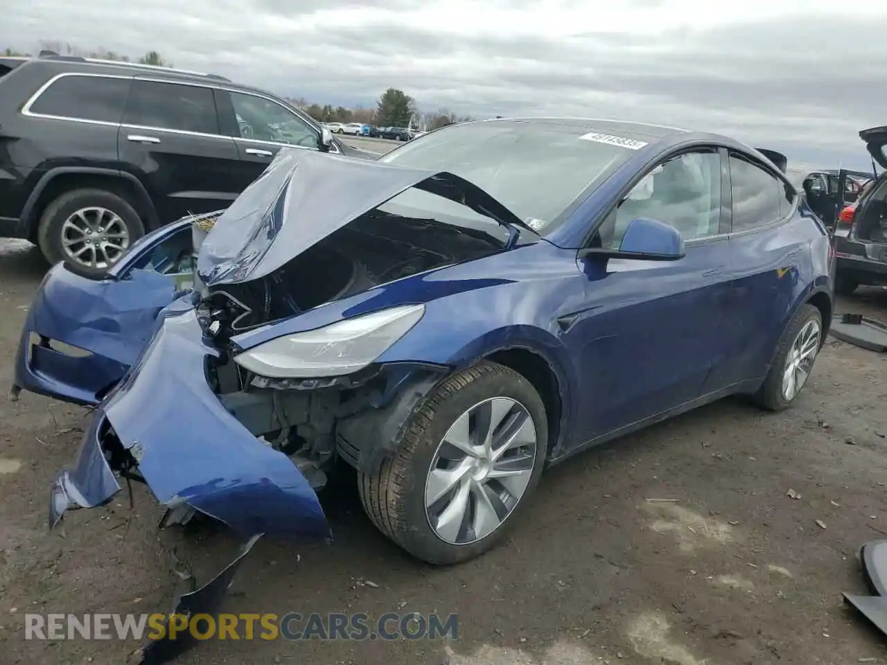 1 fotografías del automóvil dañado 7SAYGDEE0PA175032 TESLA MODEL Y 2023