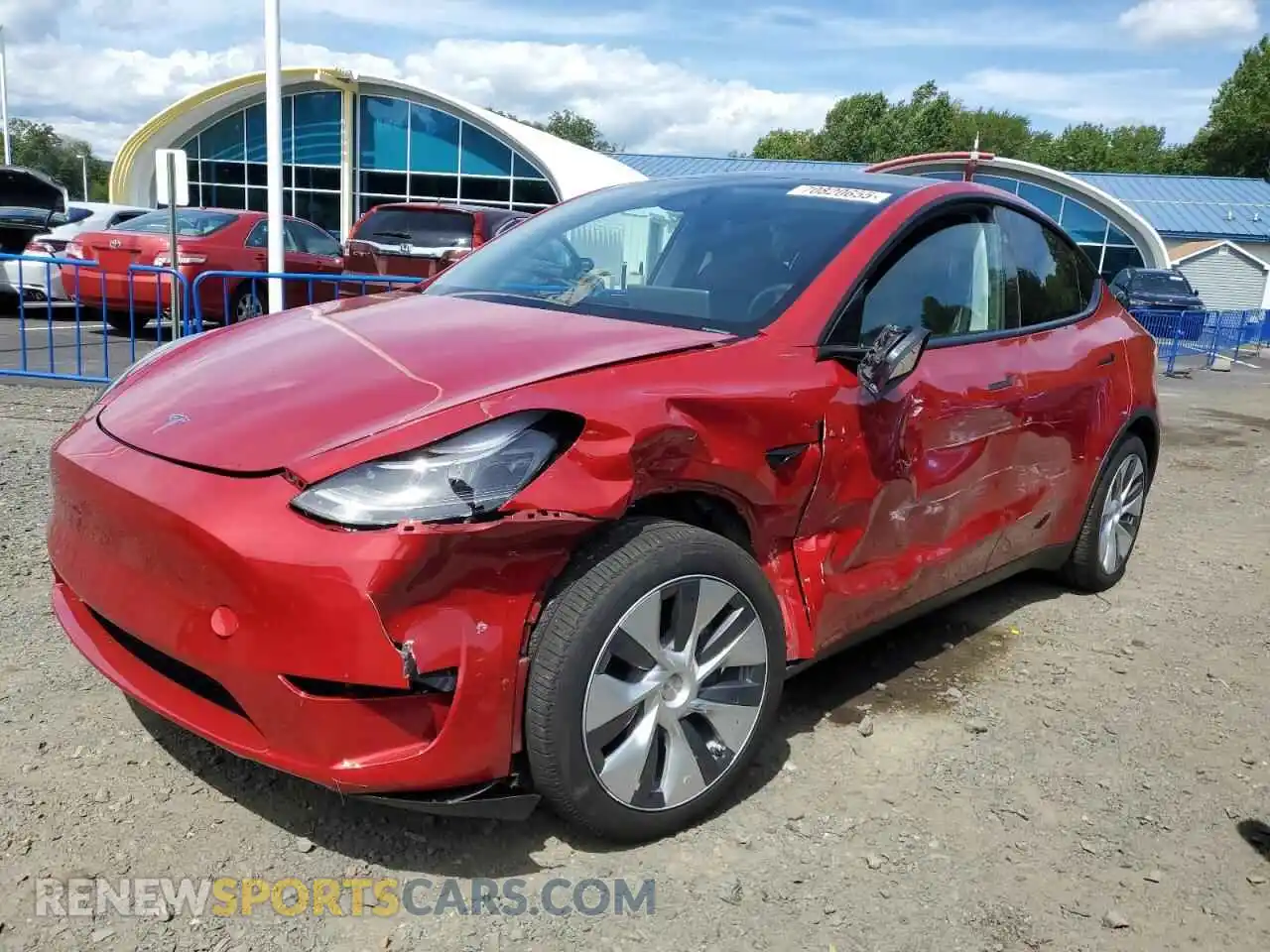 1 Photograph of a damaged car 7SAYGDEE0PA187990 TESLA MODEL Y 2023