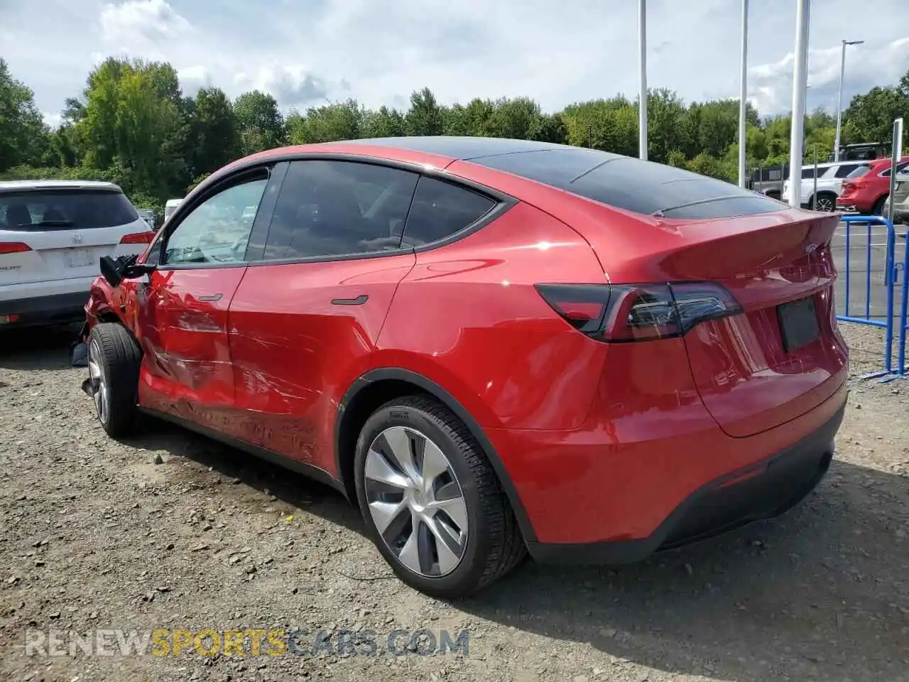 2 Photograph of a damaged car 7SAYGDEE0PA187990 TESLA MODEL Y 2023
