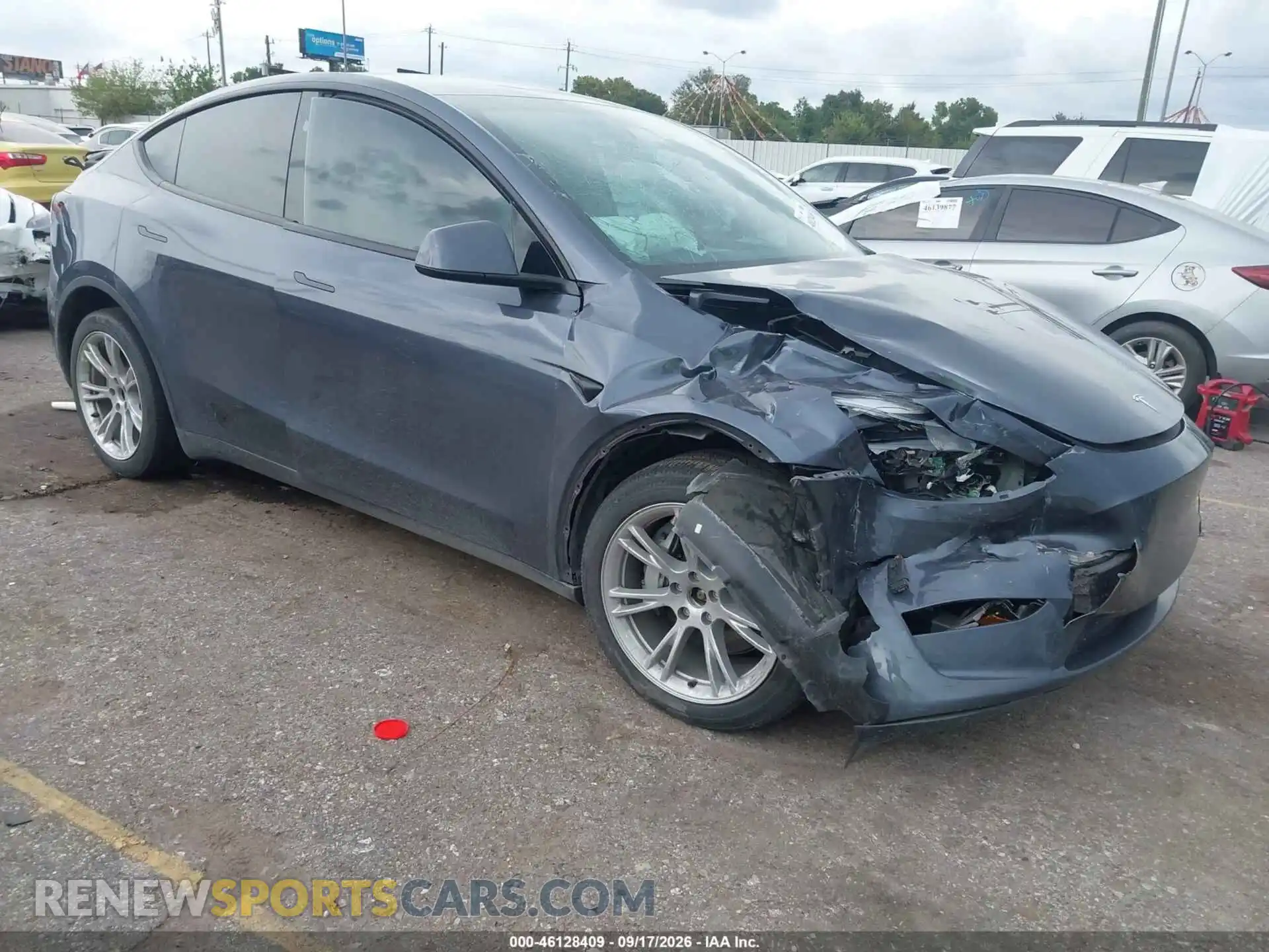 1 Photograph of a damaged car 7SAYGDEE0PA192378 TESLA MODEL Y 2023