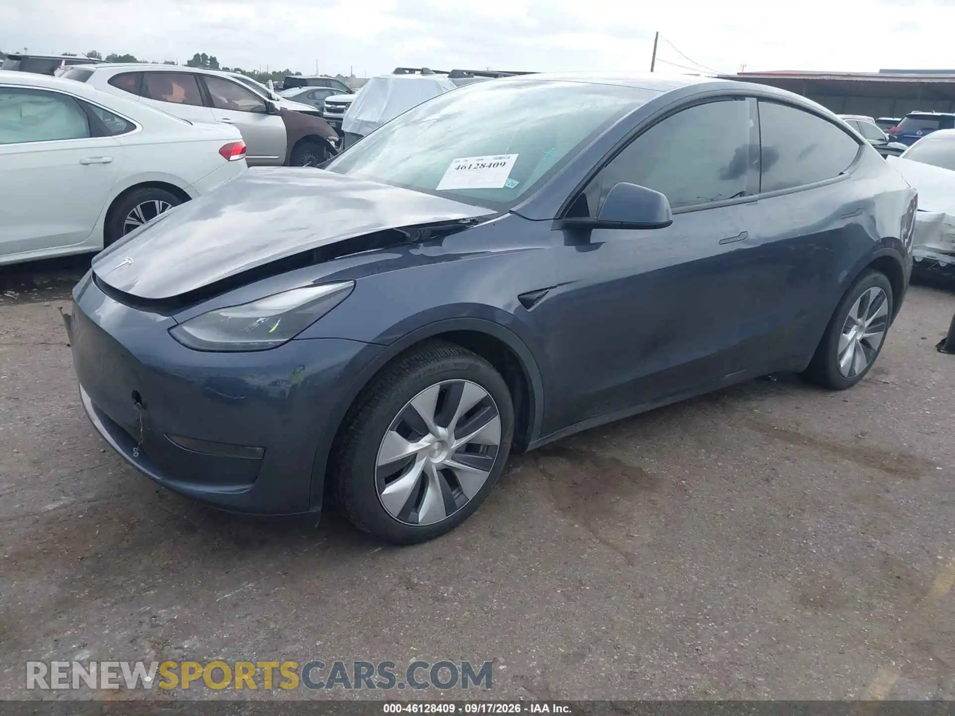2 Photograph of a damaged car 7SAYGDEE0PA192378 TESLA MODEL Y 2023