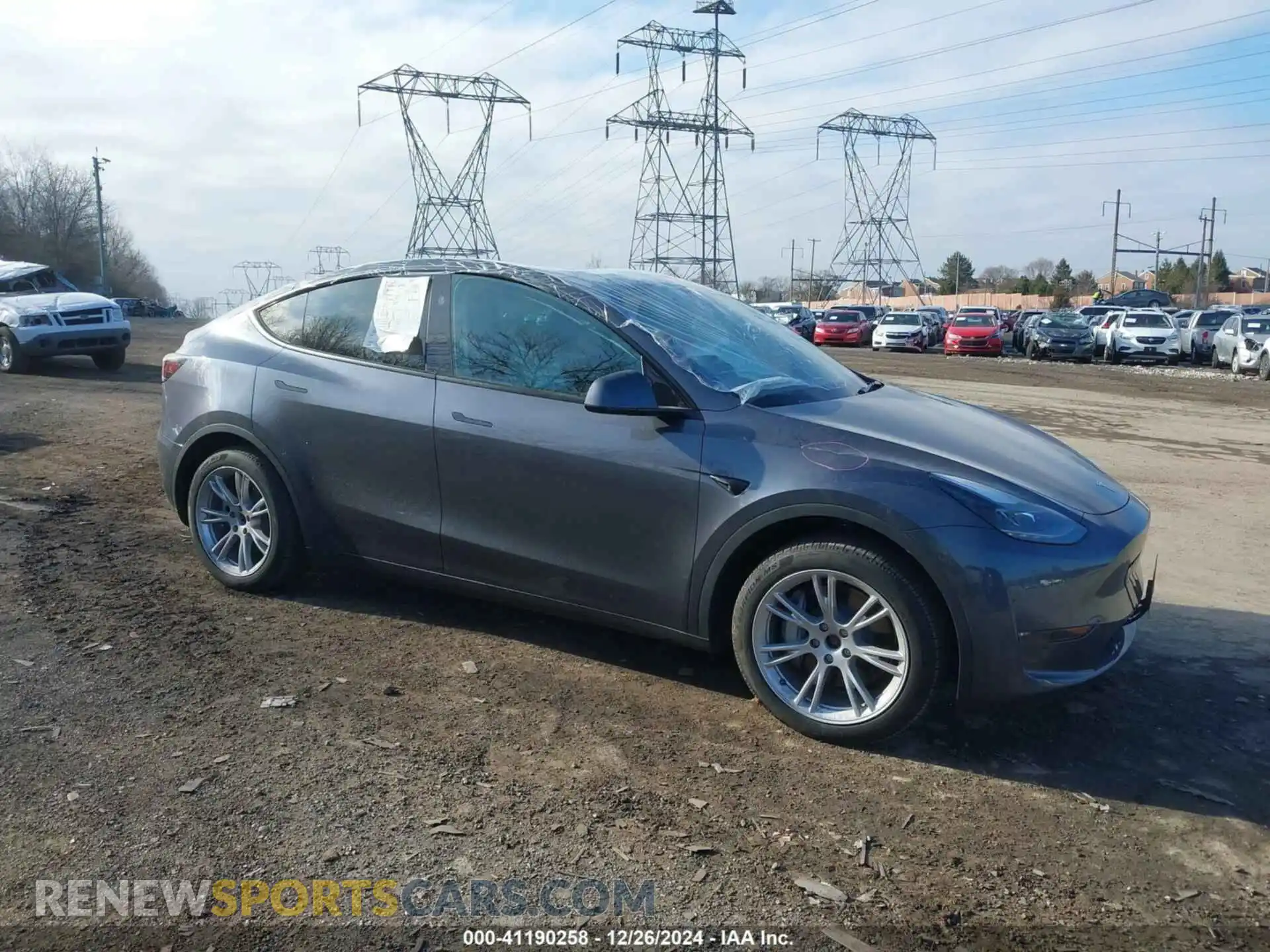 1 Photograph of a damaged car 7SAYGDEE0PA197600 TESLA MODEL Y 2023