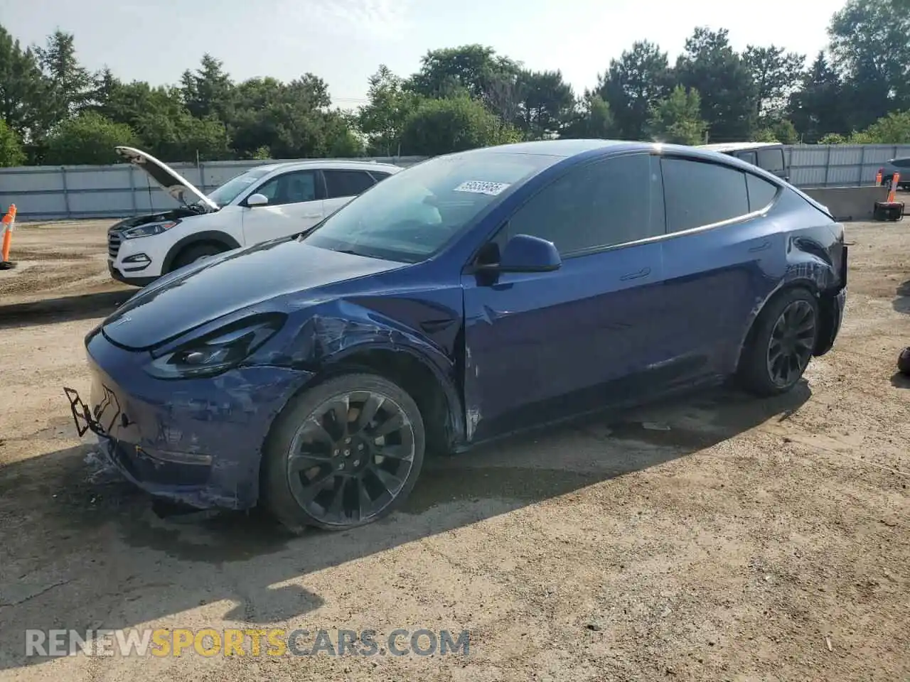 1 Photograph of a damaged car 7SAYGDEE0PA203752 TESLA MODEL Y 2023