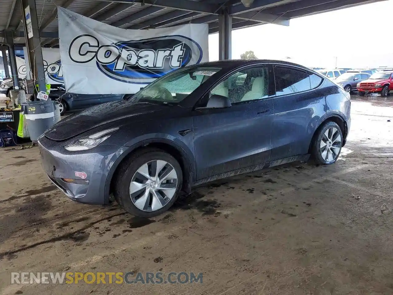 1 Photograph of a damaged car 7SAYGDEE0PF602616 TESLA MODEL Y 2023
