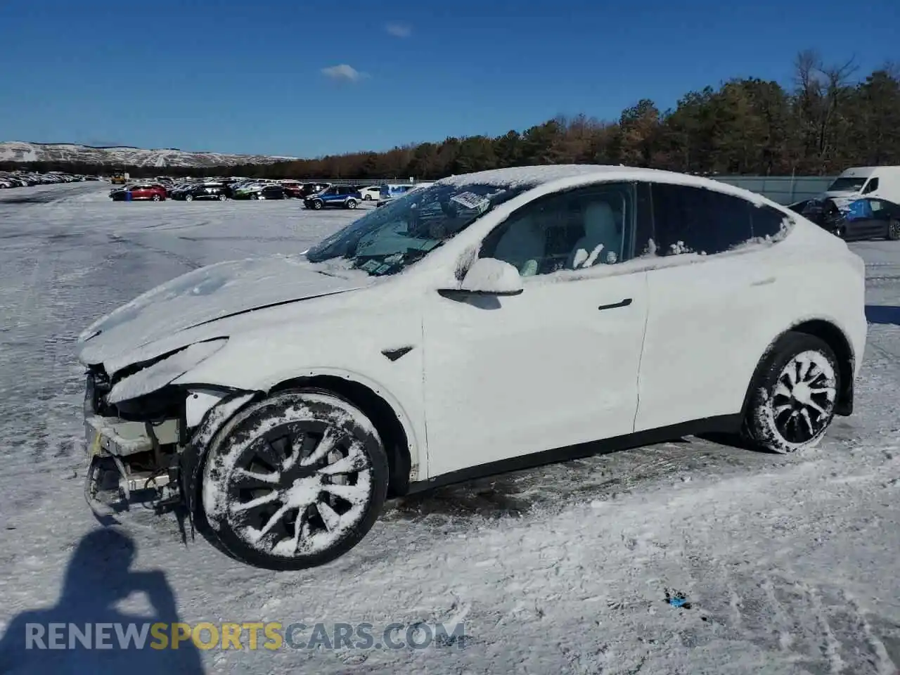1 Photograph of a damaged car 7SAYGDEE0PF609114 TESLA MODEL Y 2023