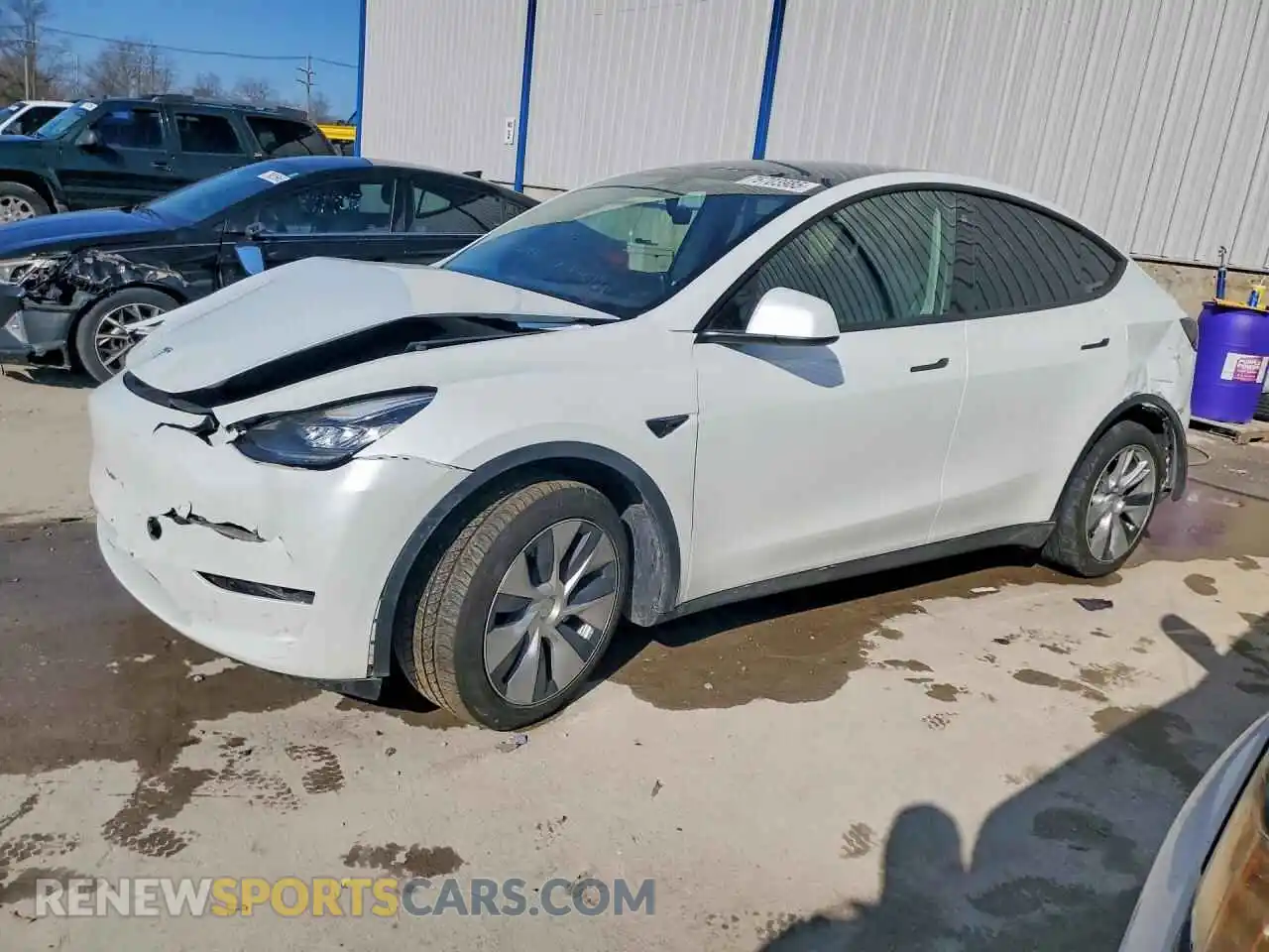 1 Photograph of a damaged car 7SAYGDEE0PF612059 TESLA MODEL Y 2023