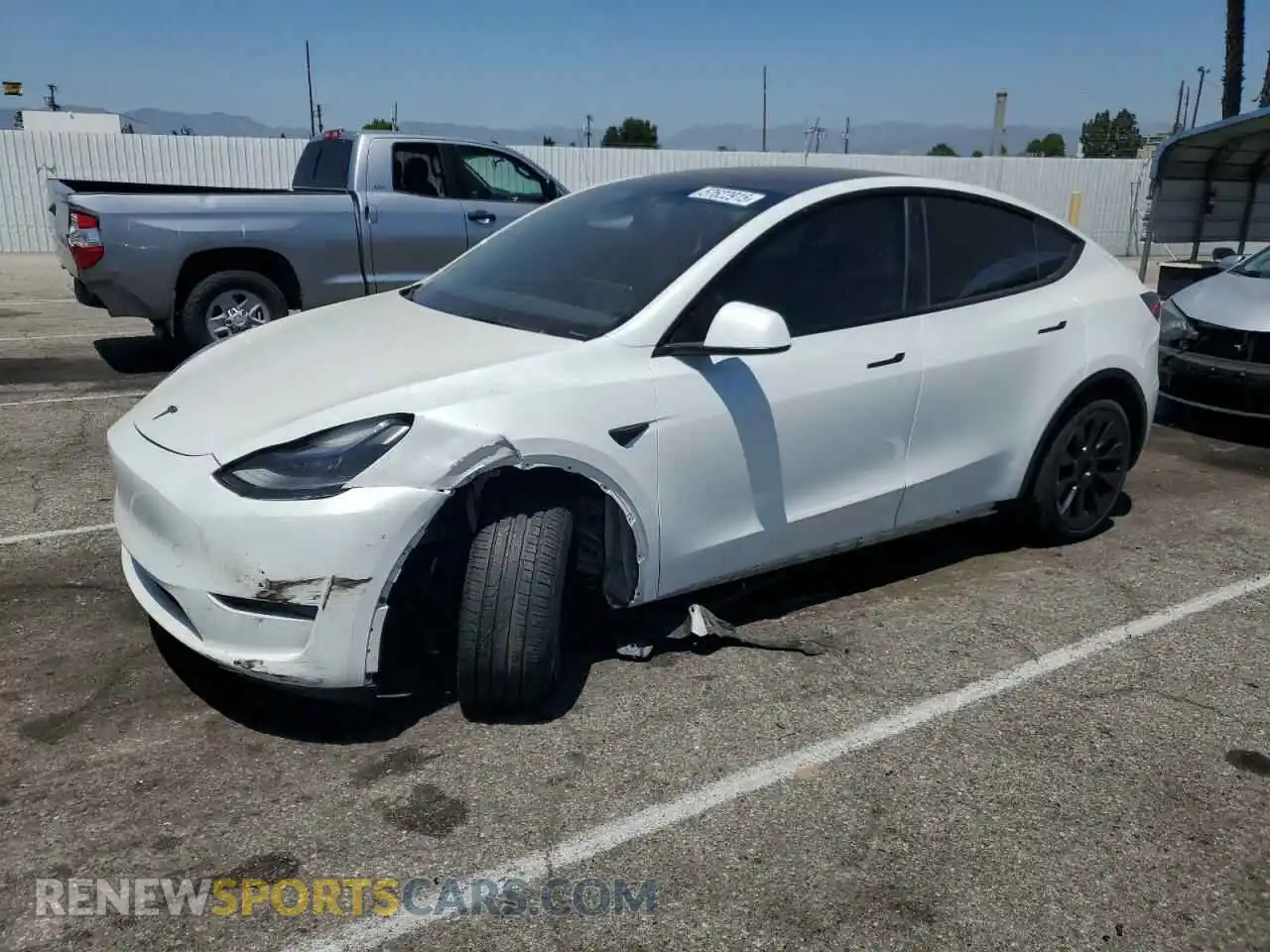 1 fotografías del automóvil dañado 7SAYGDEE0PF634367 TESLA MODEL Y 2023