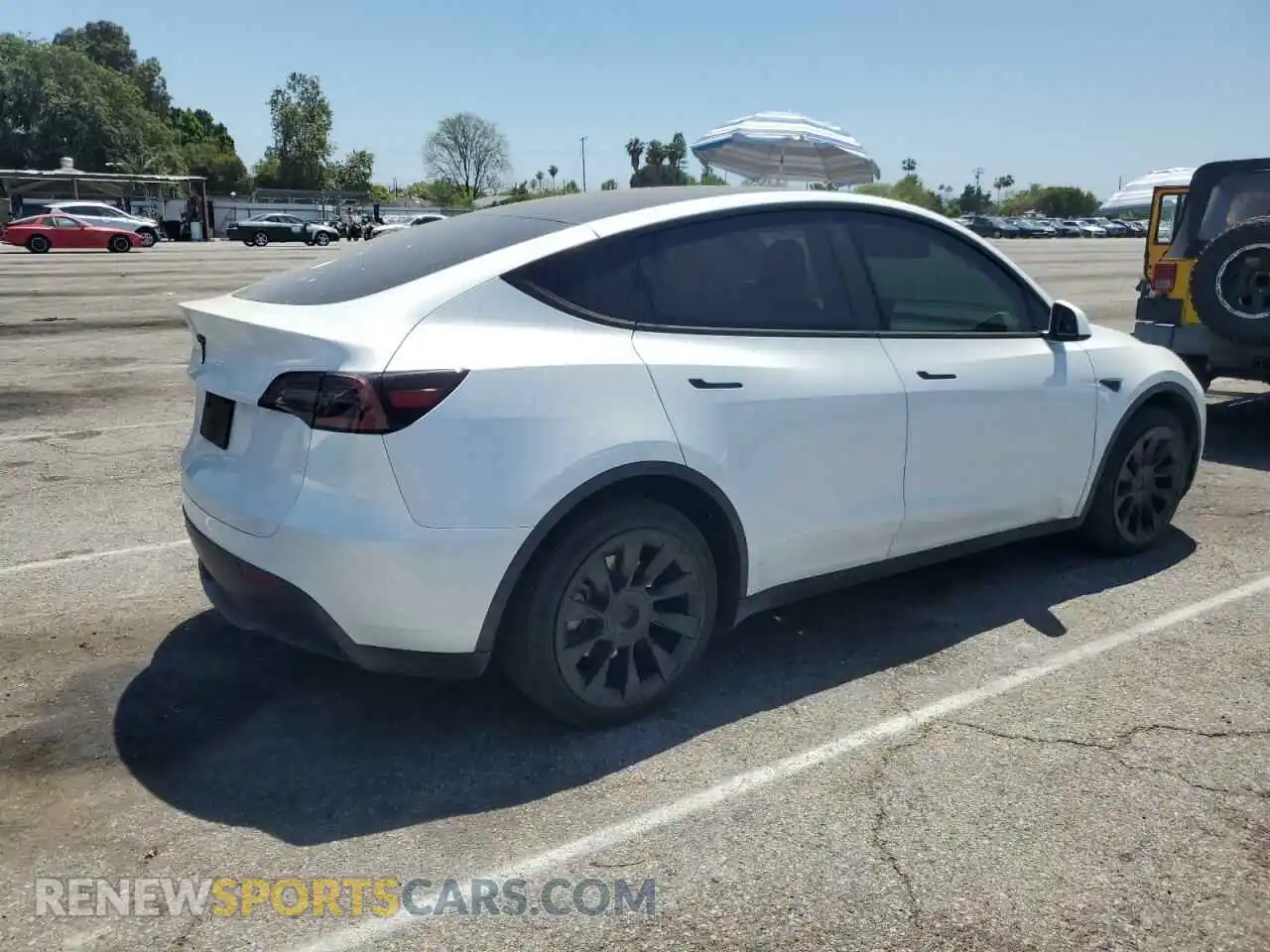 3 fotografías del automóvil dañado 7SAYGDEE0PF634367 TESLA MODEL Y 2023