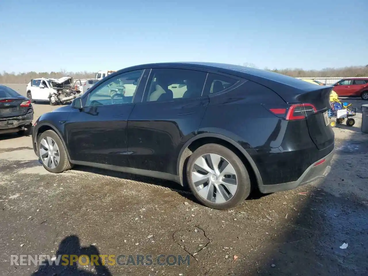2 Photograph of a damaged car 7SAYGDEE0PF635549 TESLA MODEL Y 2023