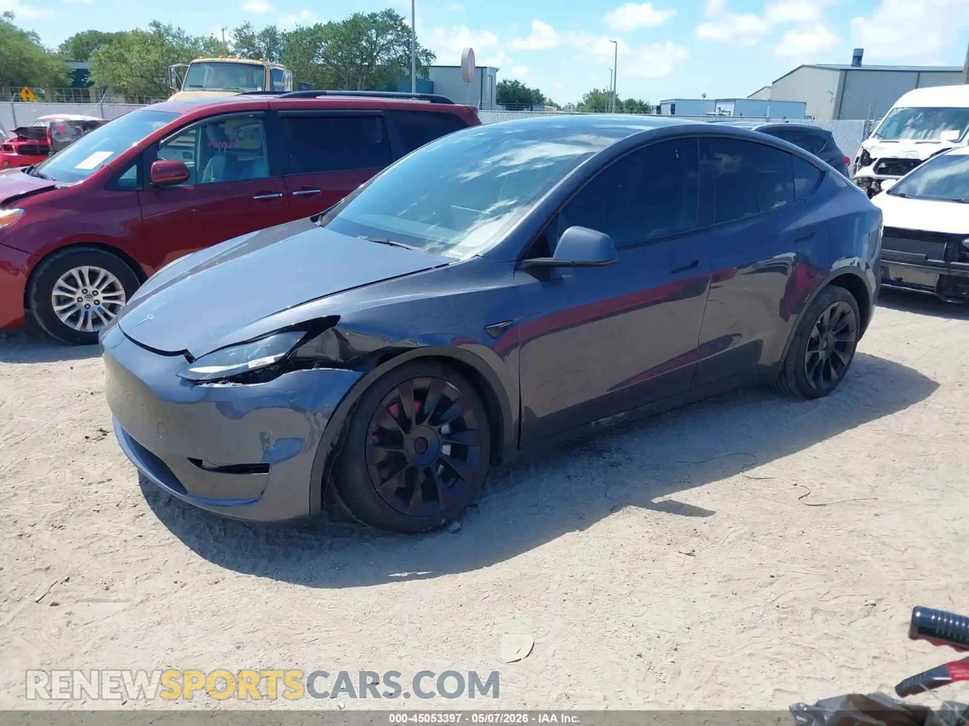 2 Photograph of a damaged car 7SAYGDEE0PF637382 TESLA MODEL Y 2023