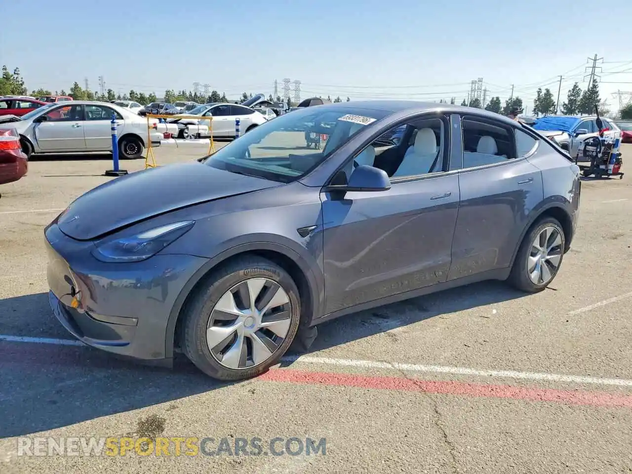 1 fotografías del automóvil dañado 7SAYGDEE0PF637835 TESLA MODEL Y 2023