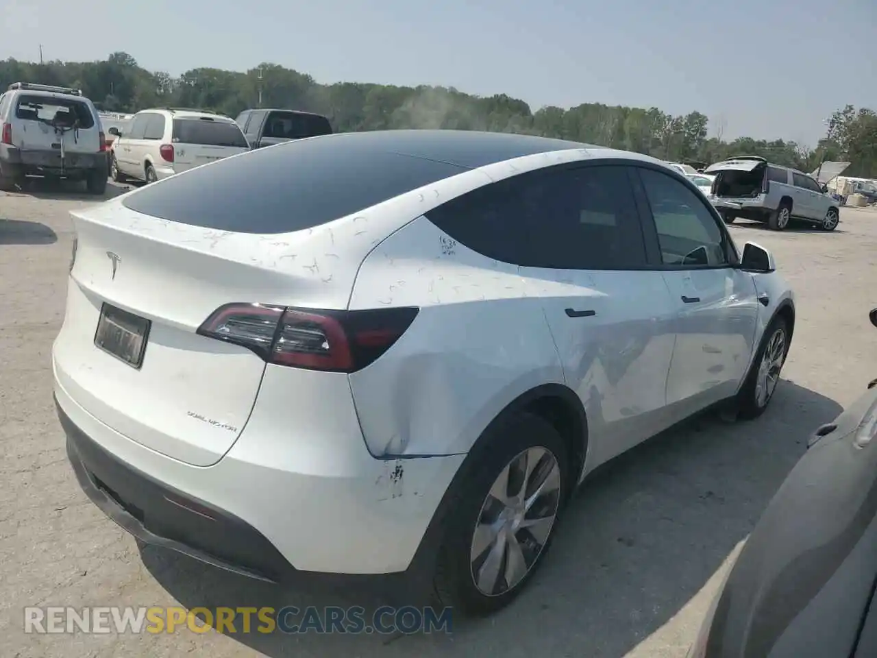 3 Photograph of a damaged car 7SAYGDEE0PF673590 TESLA MODEL Y 2023