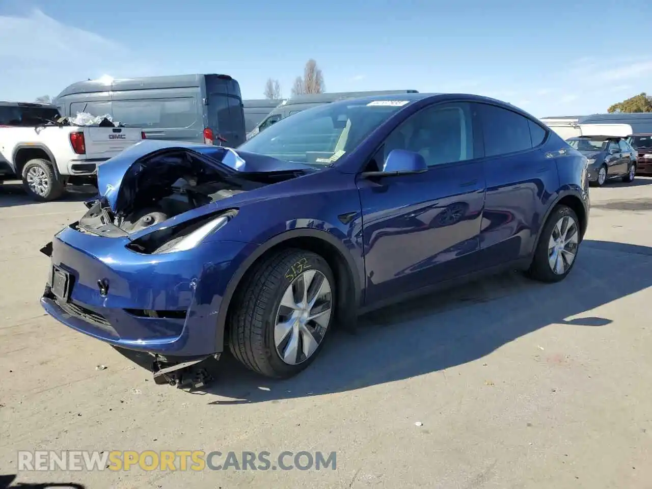 1 Photograph of a damaged car 7SAYGDEE0PF685576 TESLA MODEL Y 2023