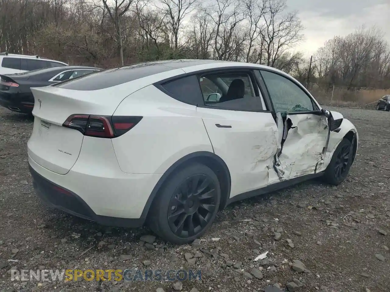 3 Photograph of a damaged car 7SAYGDEE0PF746778 TESLA MODEL Y 2023