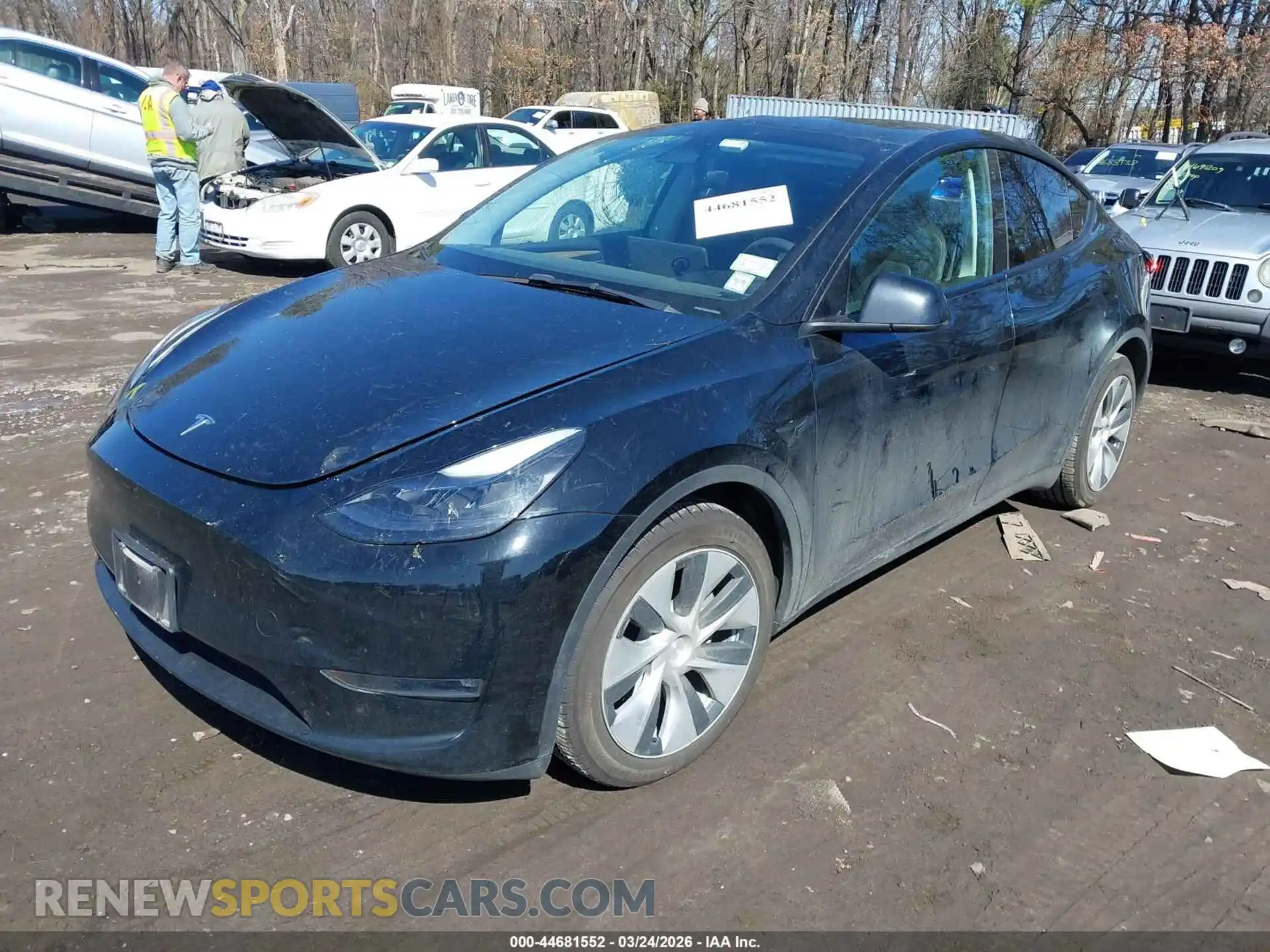 2 Photograph of a damaged car 7SAYGDEE0PF756842 TESLA MODEL Y 2023