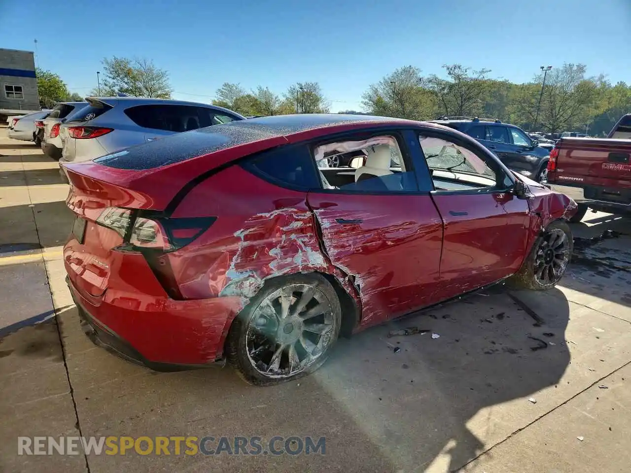 3 fotografías del automóvil dañado 7SAYGDEE0PF757571 TESLA MODEL Y 2023