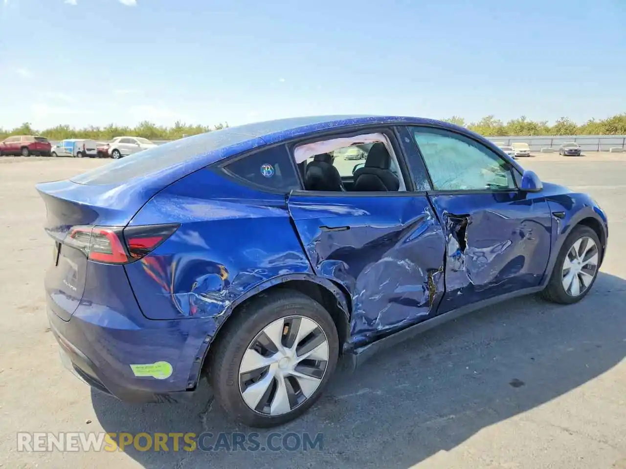 3 Photograph of a damaged car 7SAYGDEE0PF784334 TESLA MODEL Y 2023