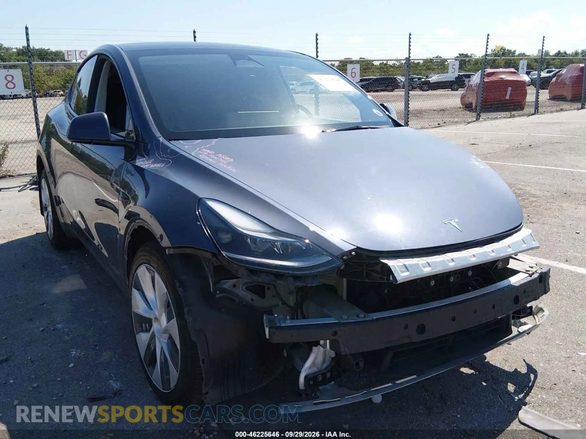 1 Фотография поврежденного автомобиля 7SAYGDEE0PF784673 TESLA MODEL Y 2023