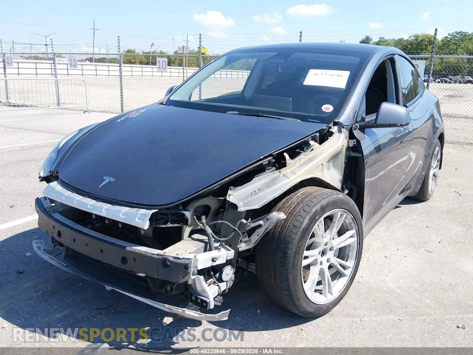 2 Фотография поврежденного автомобиля 7SAYGDEE0PF784673 TESLA MODEL Y 2023