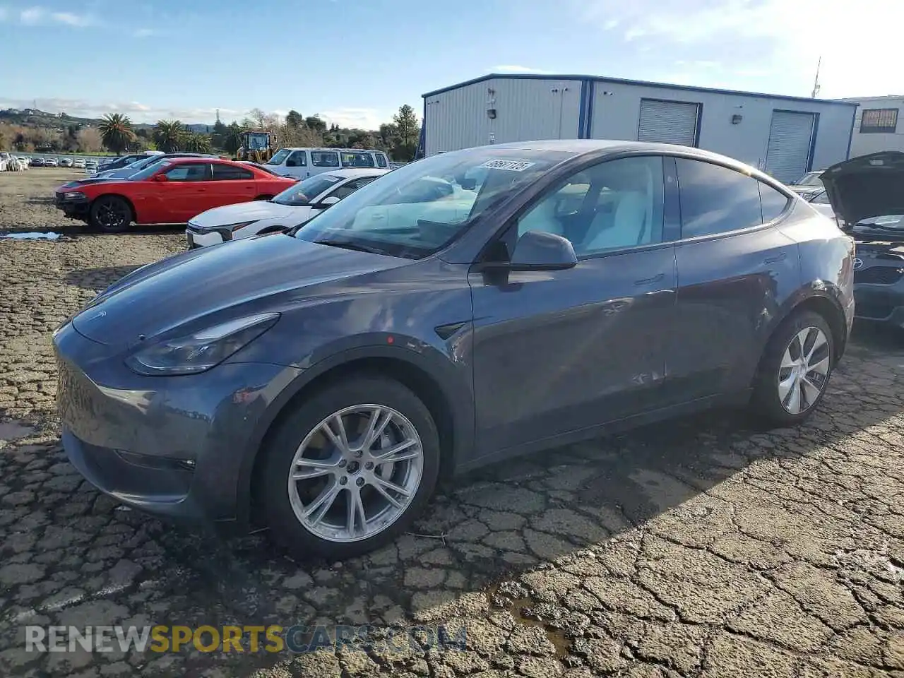 1 Фотография поврежденного автомобиля 7SAYGDEE0PF806588 TESLA MODEL Y 2023