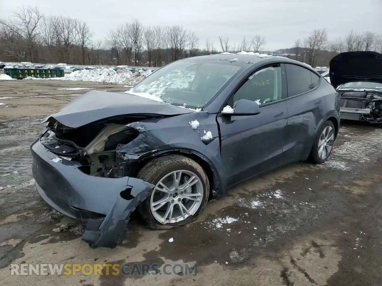 1 Photograph of a damaged car 7SAYGDEE0PF861266 TESLA MODEL Y 2023
