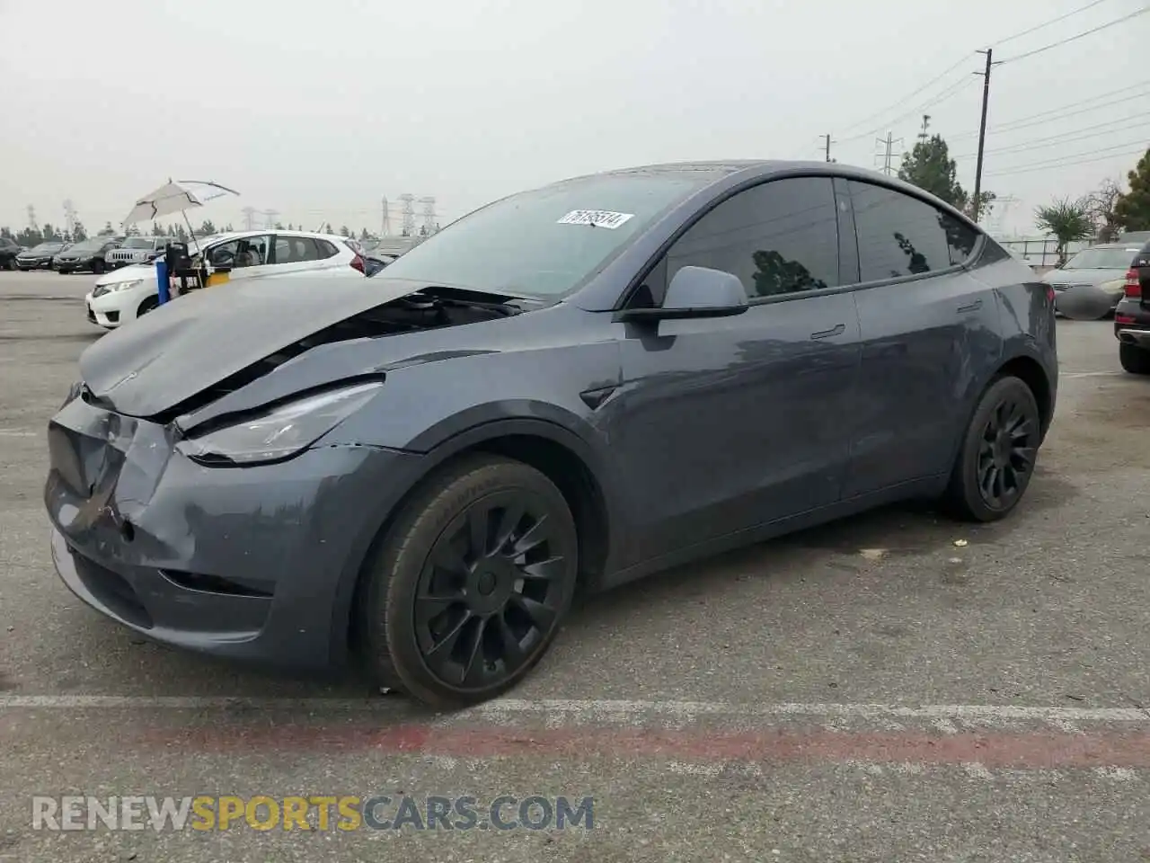 1 Photograph of a damaged car 7SAYGDEE0PF863017 TESLA MODEL Y 2023