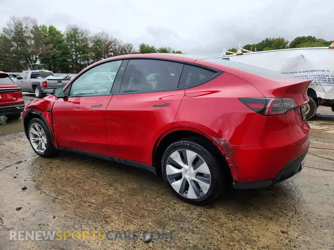 2 Photograph of a damaged car 7SAYGDEE0PF867486 TESLA MODEL Y 2023