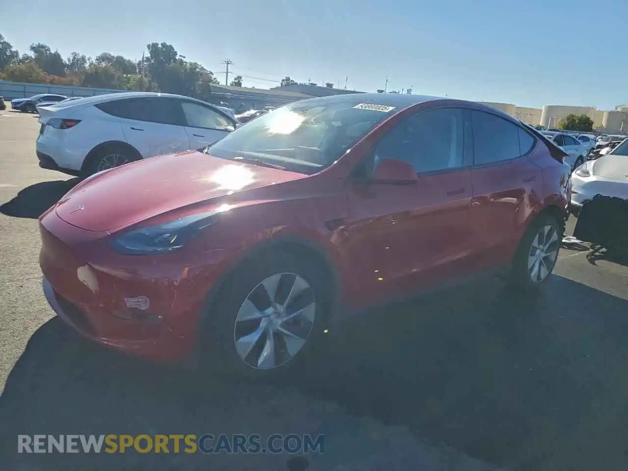 1 Photograph of a damaged car 7SAYGDEE0PF872641 TESLA MODEL Y 2023