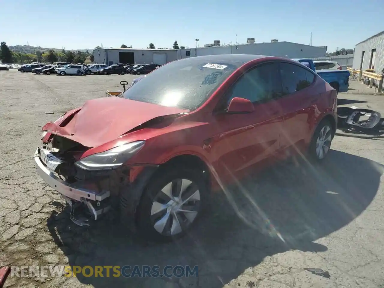 1 Photograph of a damaged car 7SAYGDEE0PF883266 TESLA MODEL Y 2023