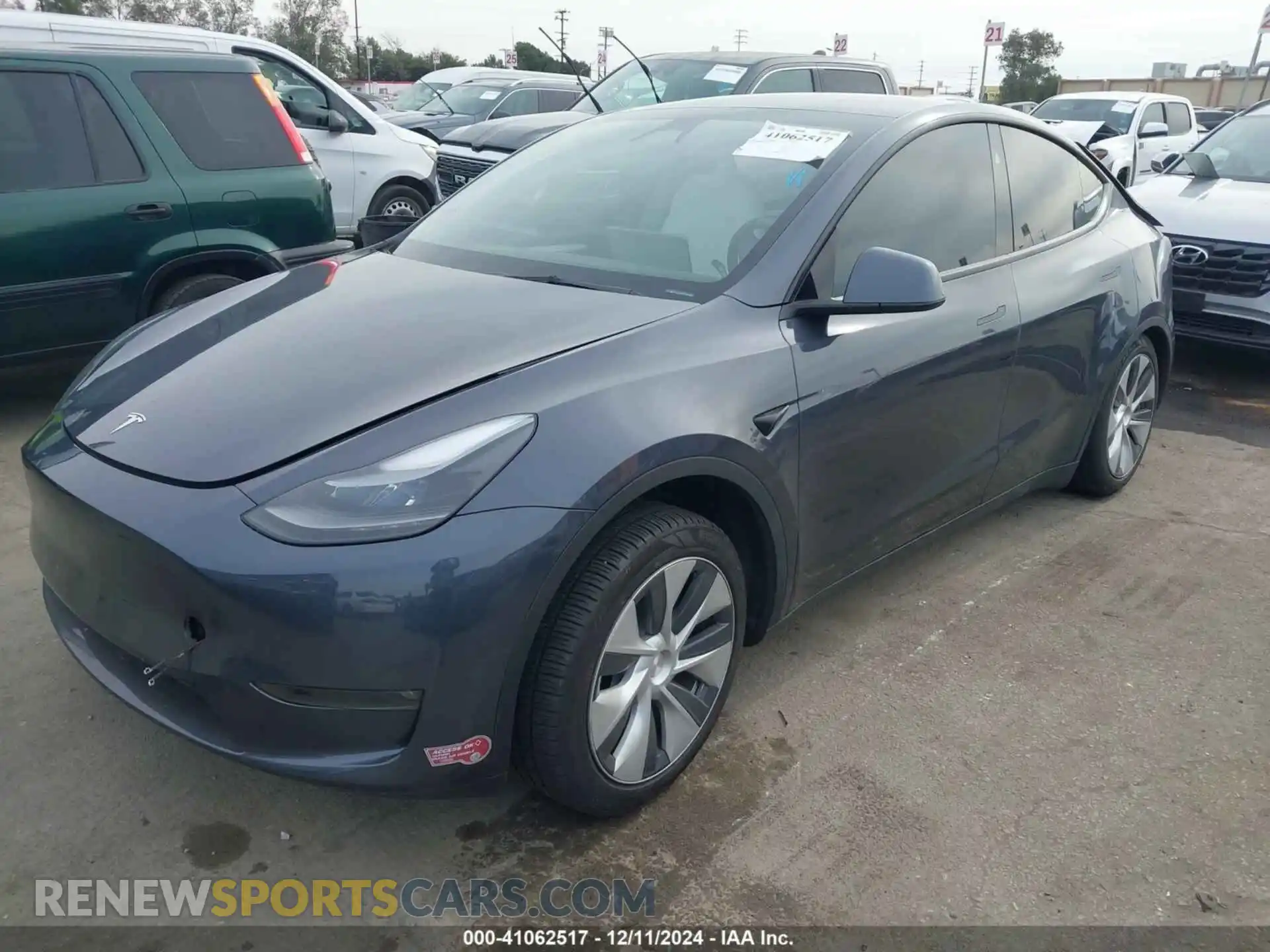 2 Photograph of a damaged car 7SAYGDEE0PF884546 TESLA MODEL Y 2023