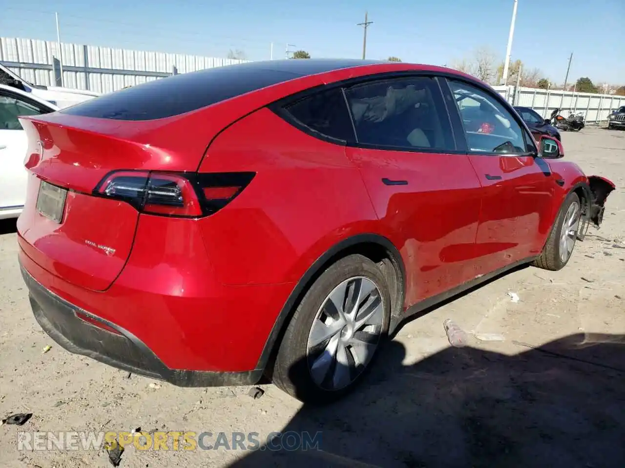 3 Photograph of a damaged car 7SAYGDEE0PF895546 TESLA MODEL Y 2023