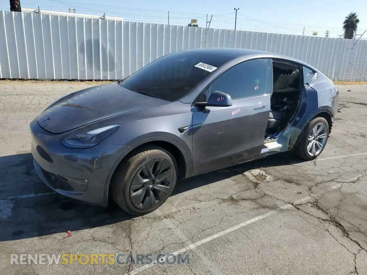 1 Photograph of a damaged car 7SAYGDEE0PF917741 TESLA MODEL Y 2023