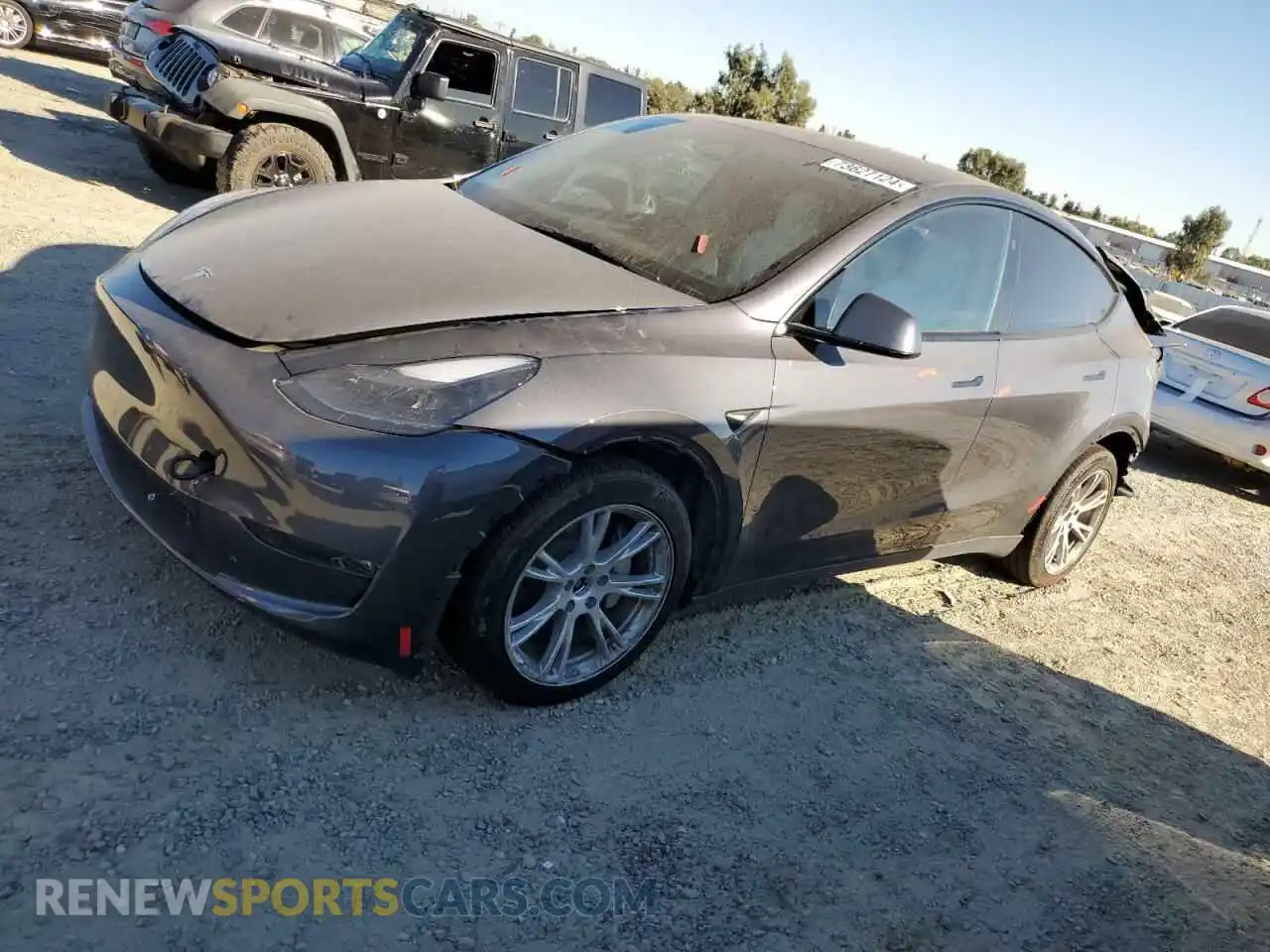 1 Photograph of a damaged car 7SAYGDEE0PF924818 TESLA MODEL Y 2023