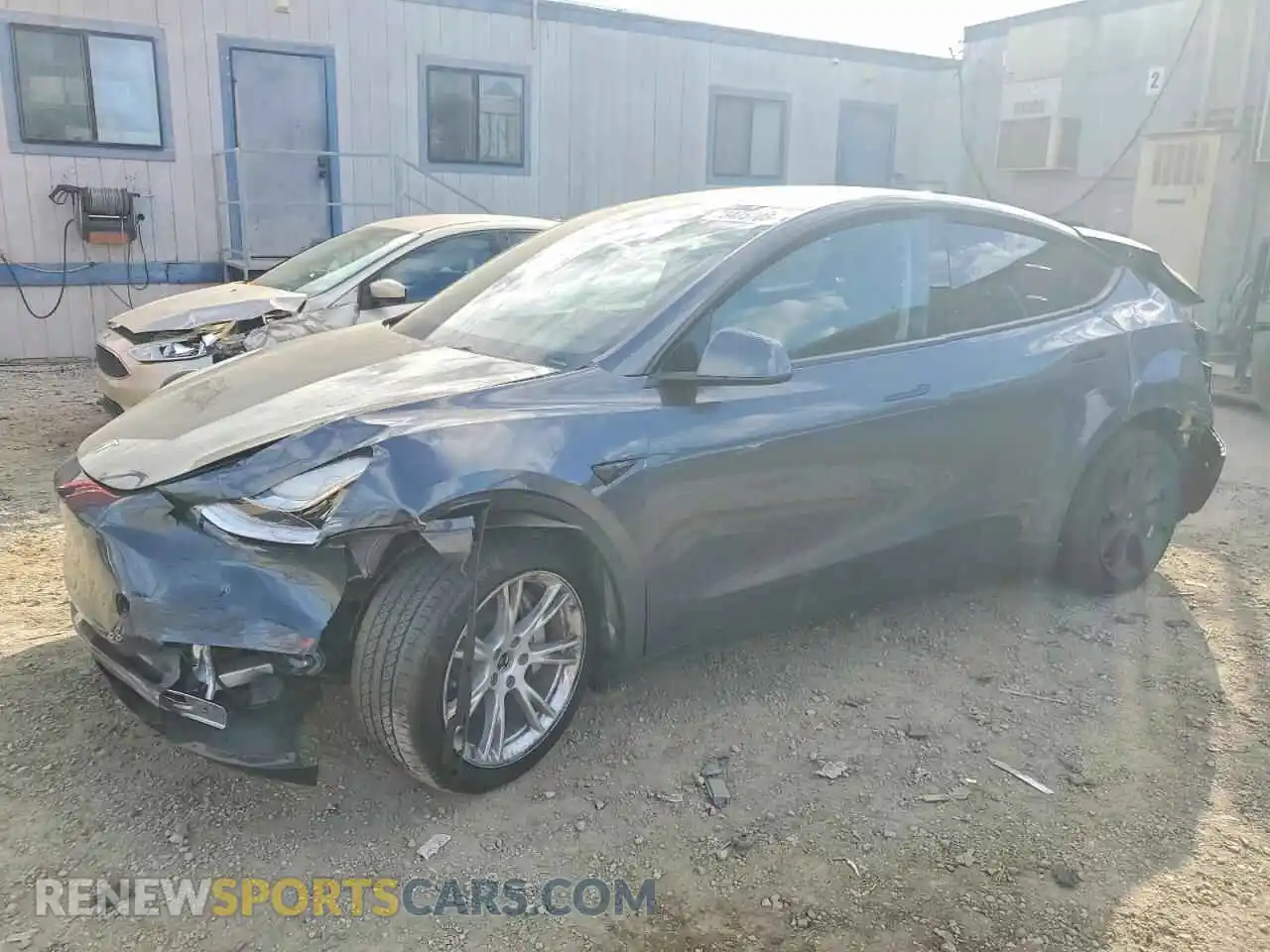 1 Photograph of a damaged car 7SAYGDEE1PA054249 TESLA MODEL Y 2023