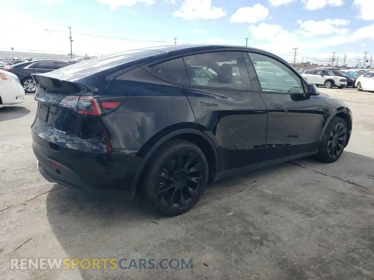 3 Photograph of a damaged car 7SAYGDEE1PA057927 TESLA MODEL Y 2023