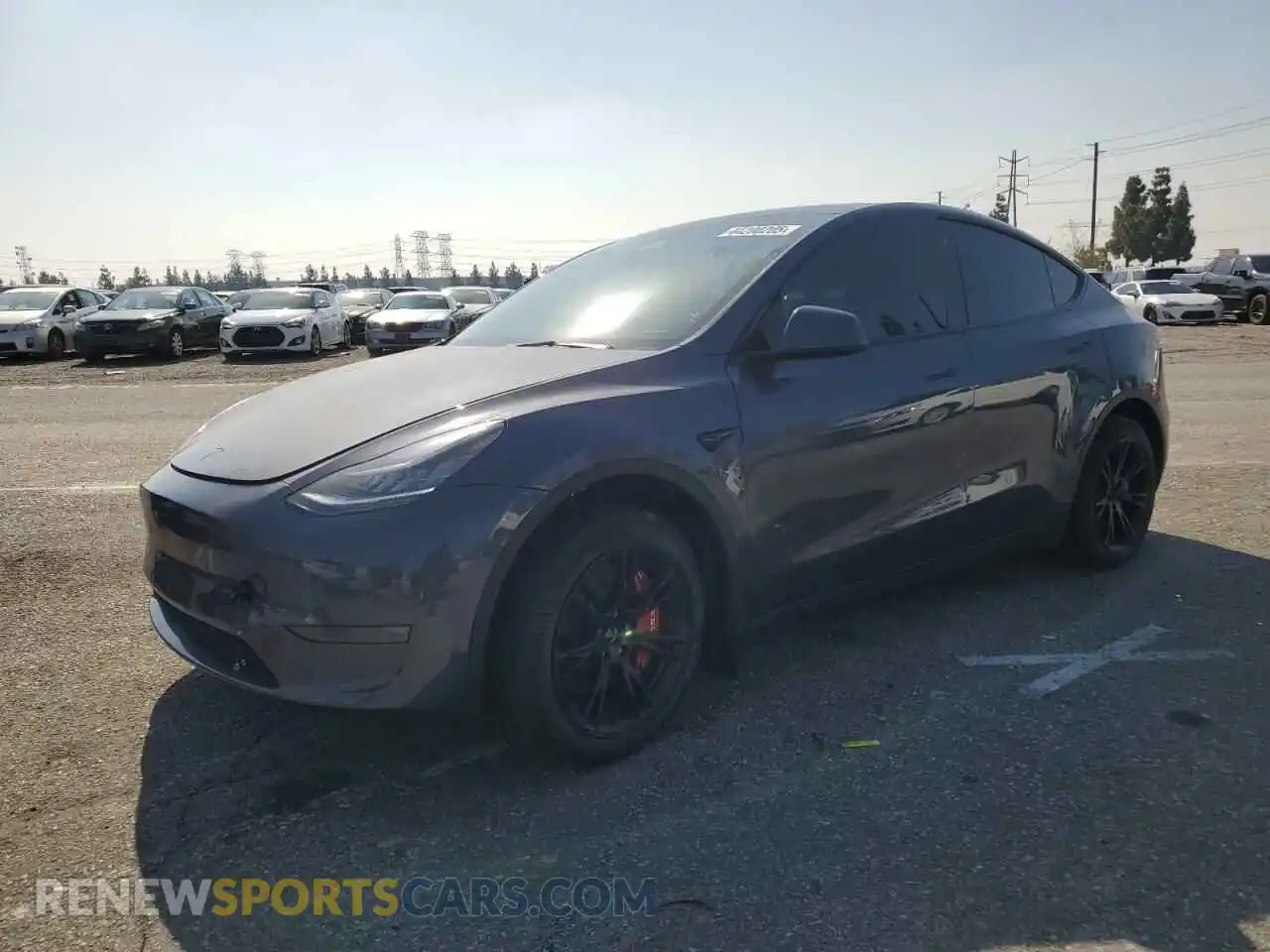 1 Photograph of a damaged car 7SAYGDEE1PA061735 TESLA MODEL Y 2023