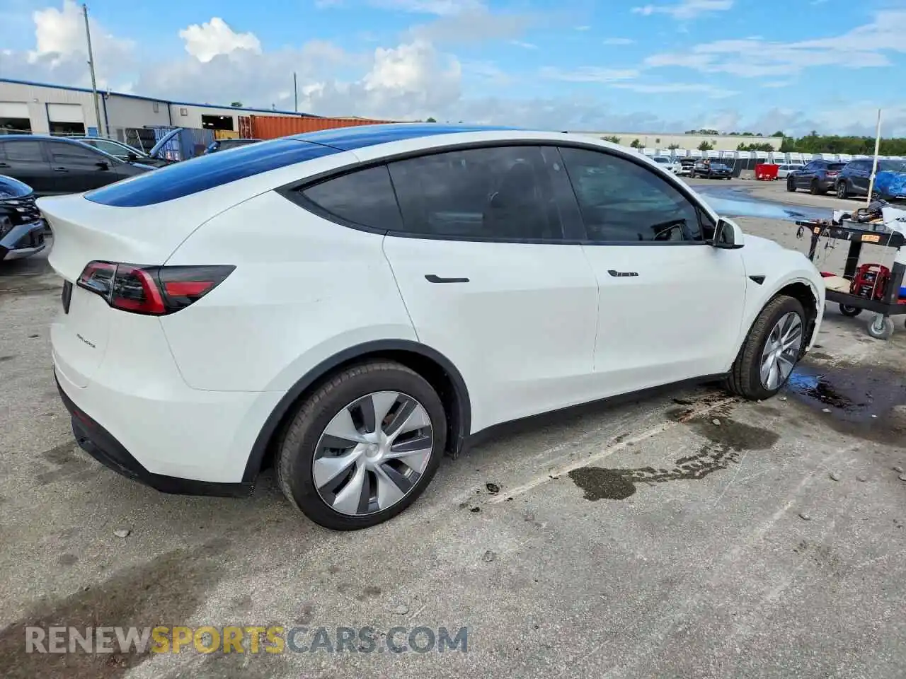 3 fotografías del automóvil dañado 7SAYGDEE1PA066868 TESLA MODEL Y 2023