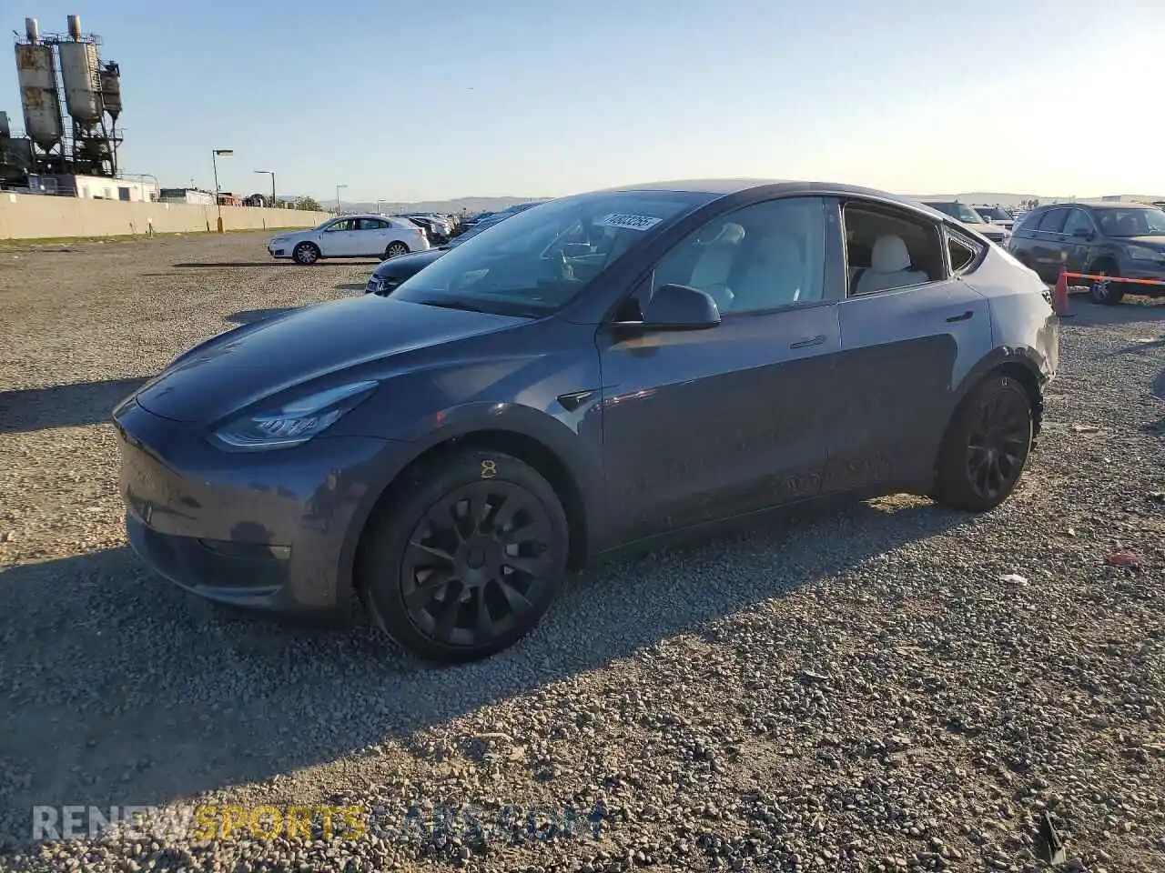 1 Photograph of a damaged car 7SAYGDEE1PA076655 TESLA MODEL Y 2023