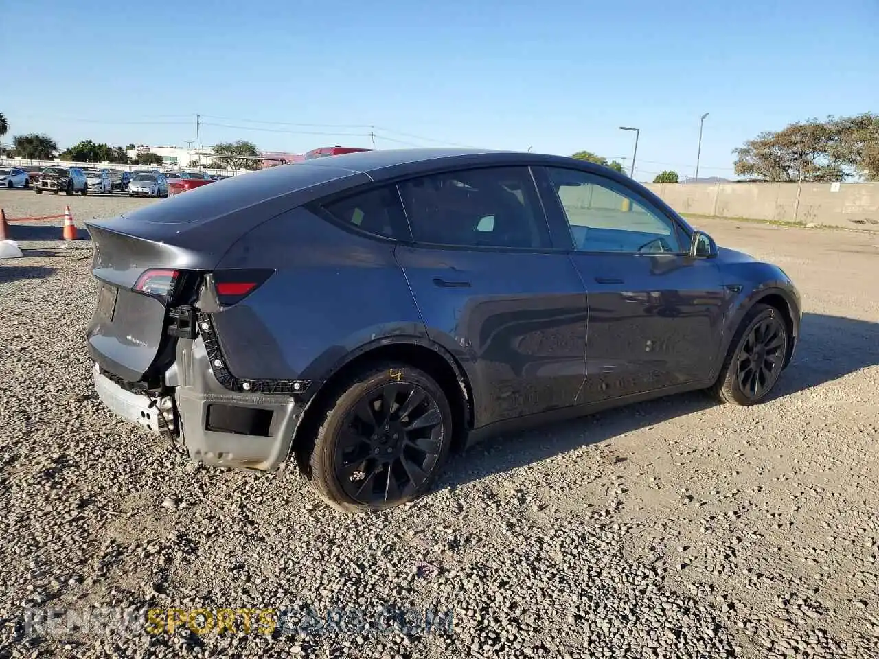 3 Photograph of a damaged car 7SAYGDEE1PA076655 TESLA MODEL Y 2023