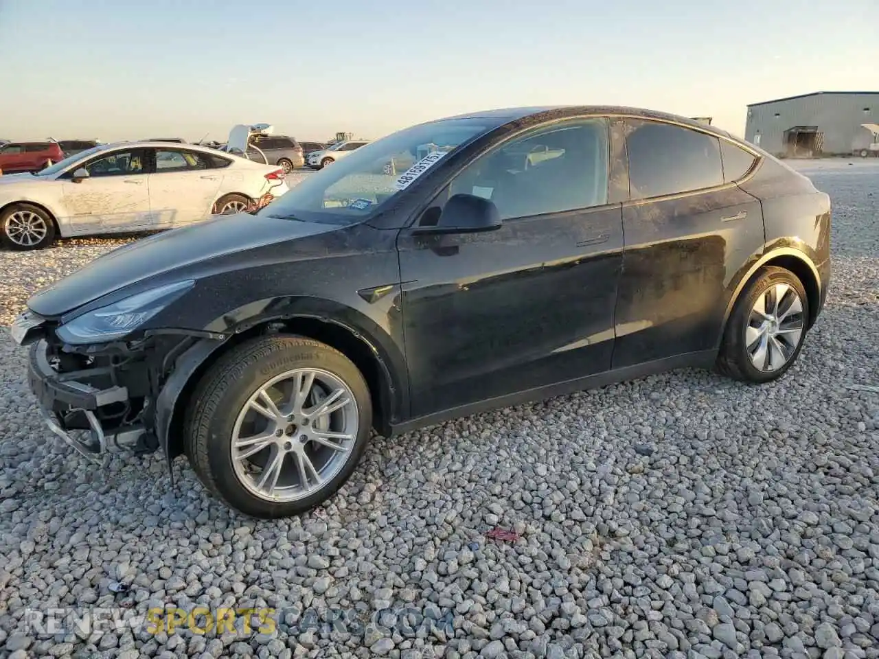 1 Photograph of a damaged car 7SAYGDEE1PA078373 TESLA MODEL Y 2023