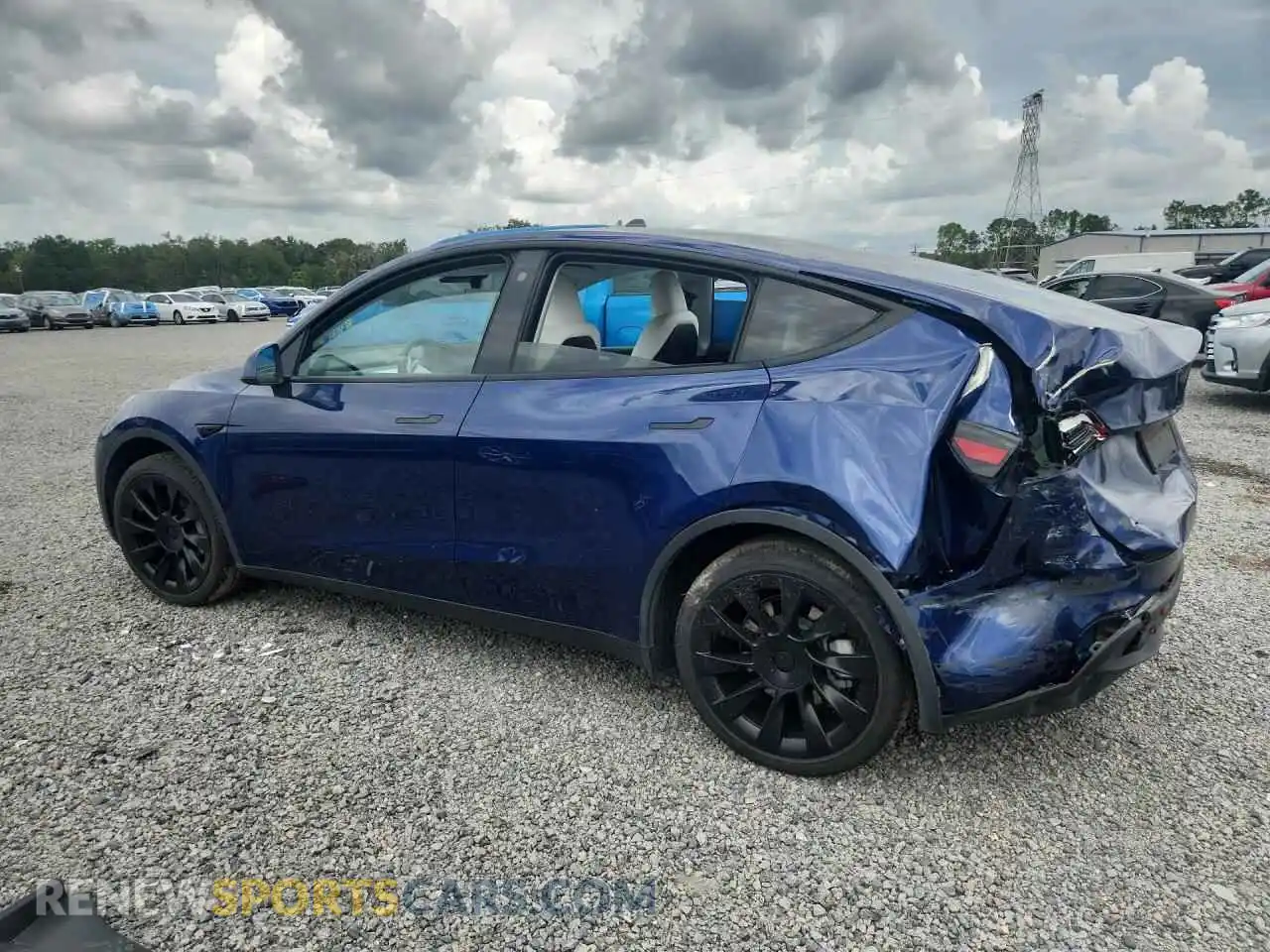 2 Фотография поврежденного автомобиля 7SAYGDEE1PA080723 TESLA MODEL Y 2023