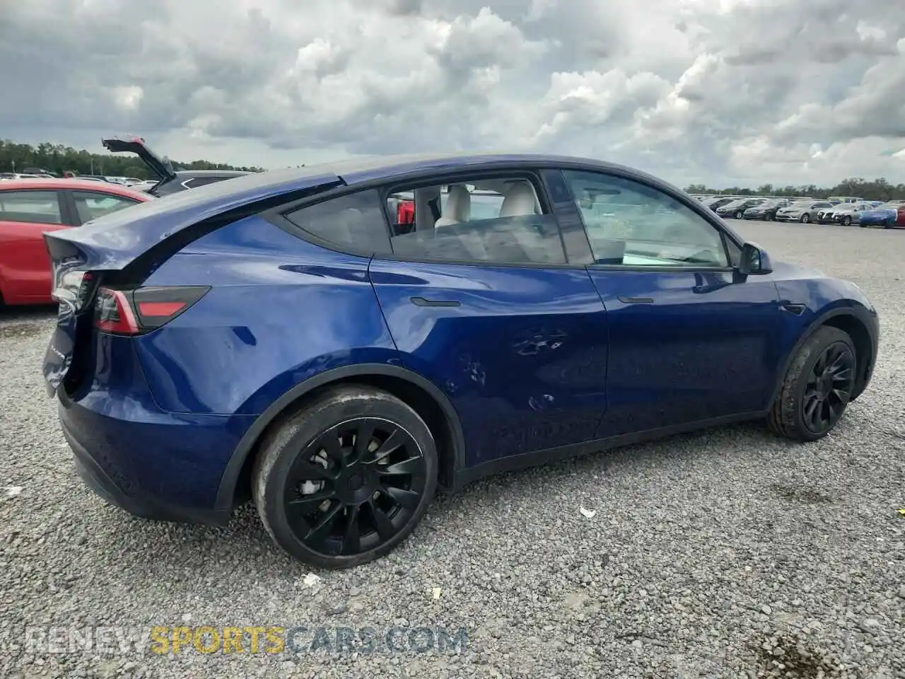3 Фотография поврежденного автомобиля 7SAYGDEE1PA080723 TESLA MODEL Y 2023