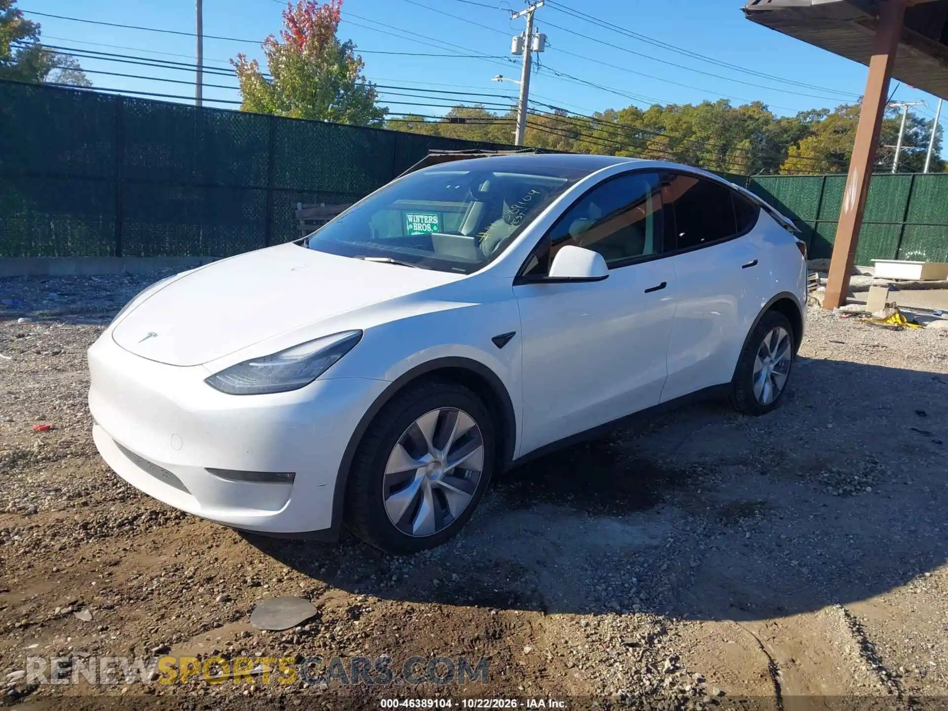 2 fotografías del automóvil dañado 7SAYGDEE1PA080852 TESLA MODEL Y 2023